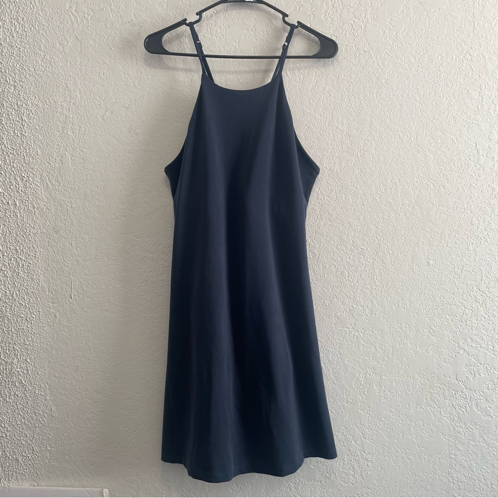 Girlfriend Collective Dress Naomi Workout Shorts Navy Blue XXL stretch mini